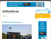 Tablet Screenshot of dotaland.net